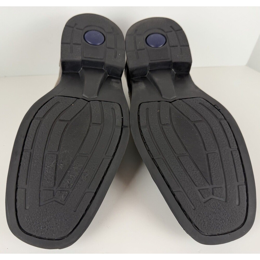 Studio Belvedere Bay Bridge Pebbled Leather Oxford Dress Shoes, Brown, 10.5 EEE - Picture 14 of 16